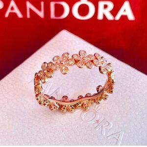 Pandora Gold Floral Ring